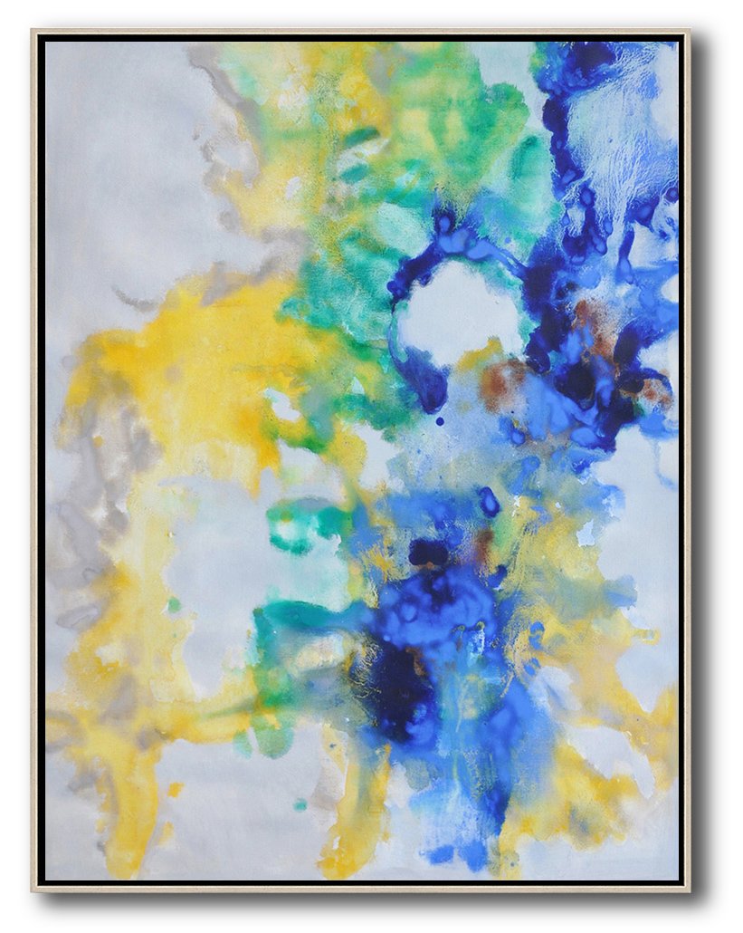 Vertical Abstract Oil Painting #LX45B